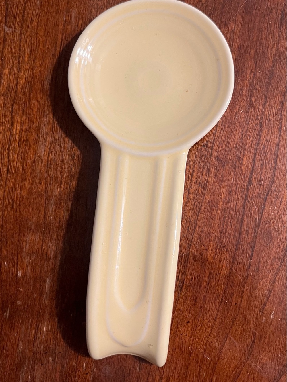 Fiestaware Vintage Pale Yellow Spoon Rest